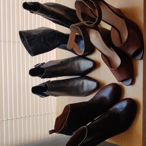 Fall Shoe Bootie Boots Bundle Sz 11 Donald Pliner, Nine West & Vince Camuto